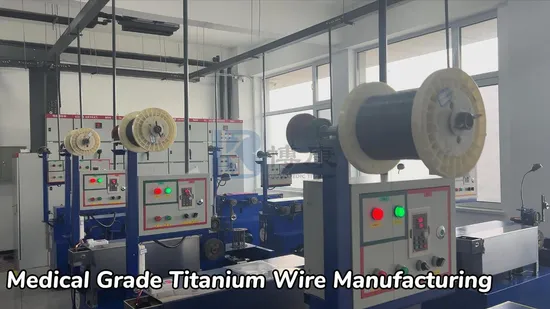 Alambre de bobina de titanio para suministro de fabricantes de procesamiento industrial y mecánico